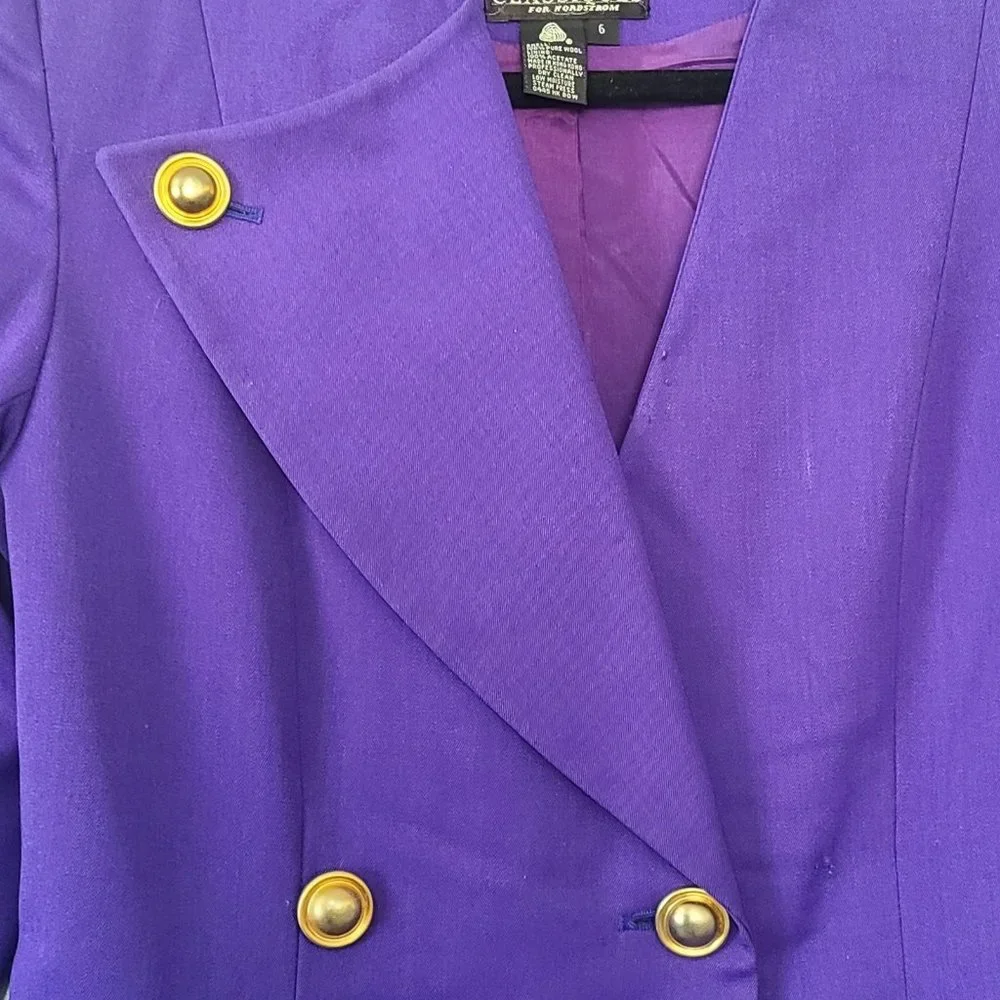 Vintage Classiques Nordstrom 80s Wool Dress Womens Sz 6 Costume Cosplay *Flaws